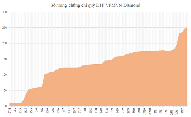 Dòng vốn nghìn tỷ đồng đổ vào VFMVN Diamond - Ảnh 1.