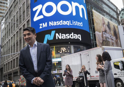 CEO Zoom - Eric Yuan. Ảnh: Bloomberg.
