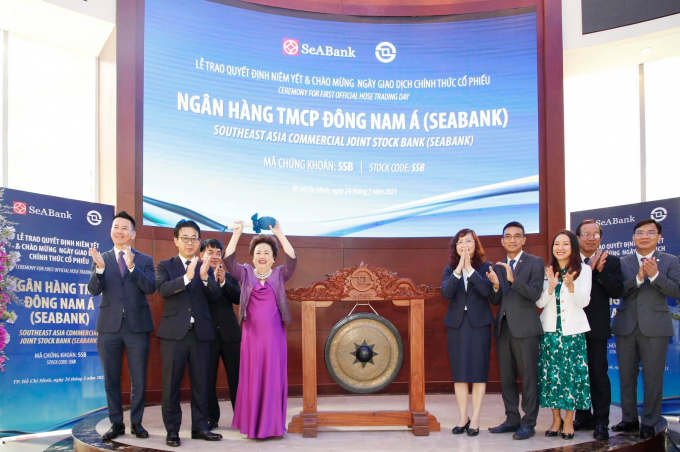 Gần 1,21 tỷ cổ phiếu SSB của Ngân hàng TMCP Đông Nam Á chính thức giao dịch trên HoSE