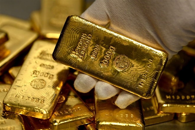 Giá vàng SJC giảm mạnh, xuống dưới mức 55 triệu đồng/lượng - 1