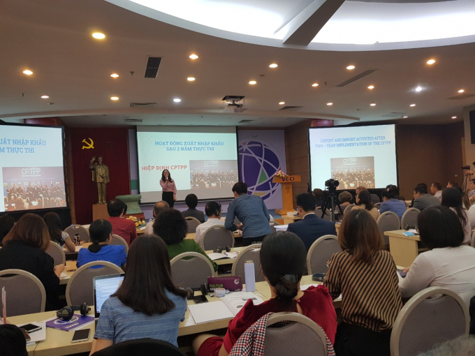 Toàn cảnh Hội thảo Hai năm thực thi Hiệp định CTCPP tại Việt Nam: Đánh giá từ góc nhìn doanh nghiệp.