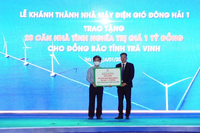 Khánh thành Nhà máy điện gió Đông Hải 1 với vốn đầu tư gần 5.000 tỷ đồng