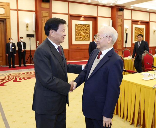 Tổng Bí thư Nguyễn Phú Trọng: Lào là ưu tiên hàng đầu trong chính sách đối ngoại của Việt Nam
