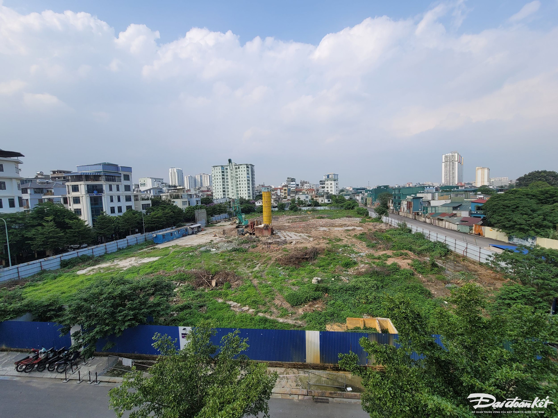 Hiện trạng khu đất dự án nhà ở xã hội N01 Hạ Đình