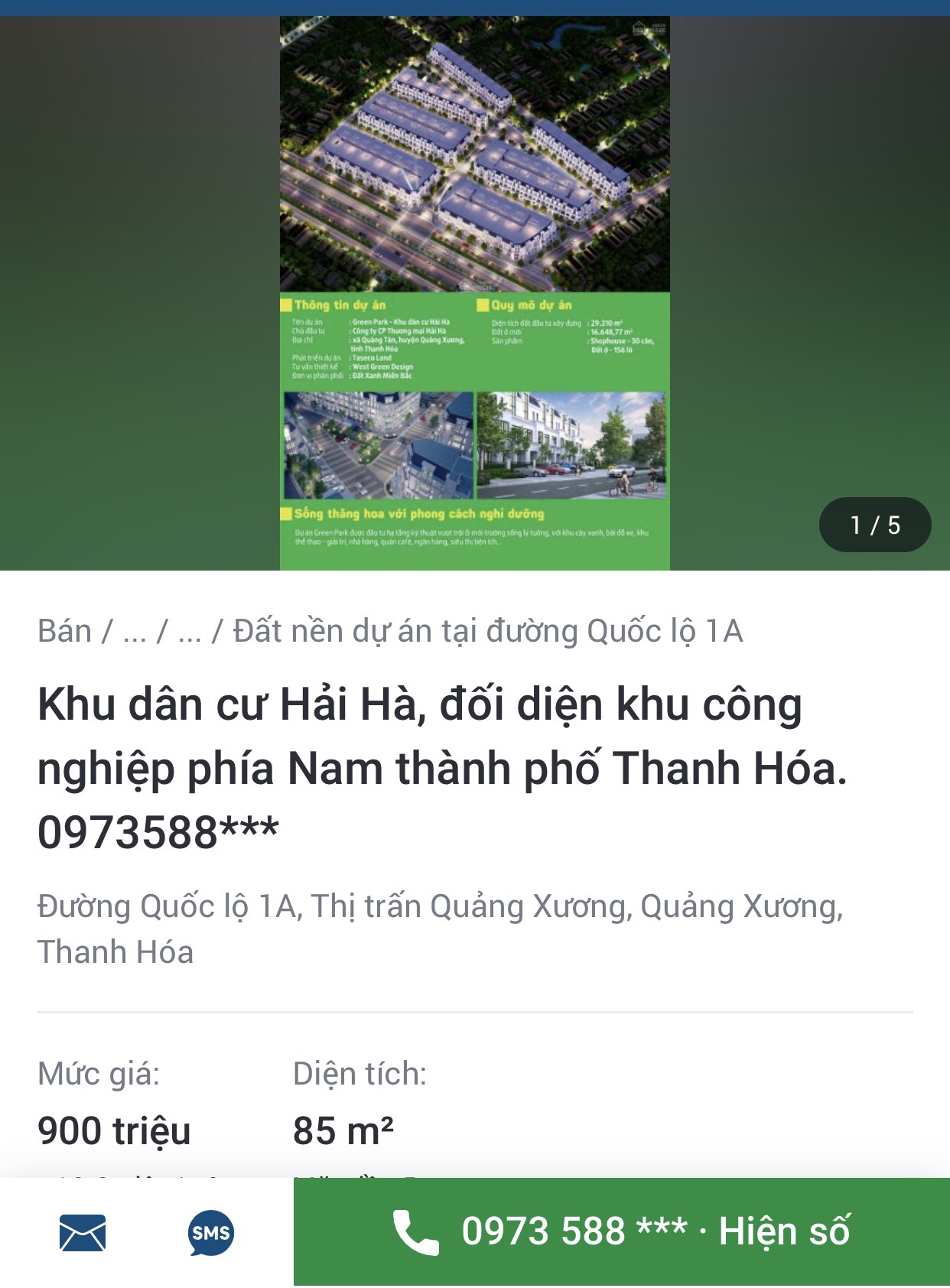 Dự án được ra bán với giá gấp nhiều lần so với giá tỉnh Thanh Hoá giao đất cho Công ty Cổ phần Thương mại Hải Hà.