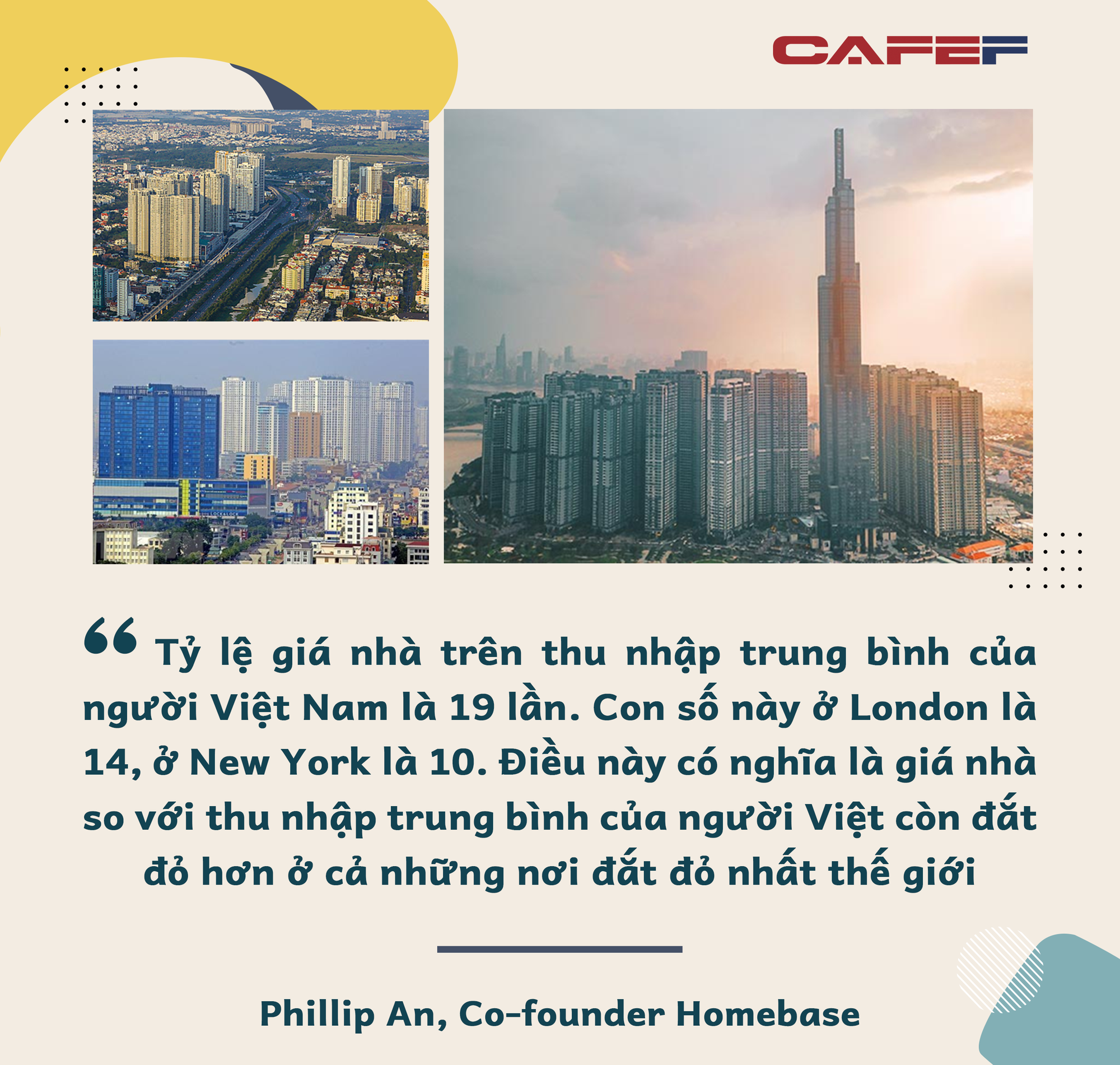 Co-founder Homebase: Giá nhà so với thu nhập trung bình của người Việt còn cao hơn cả những nơi đắt đỏ trên thế giới - Ảnh 4.