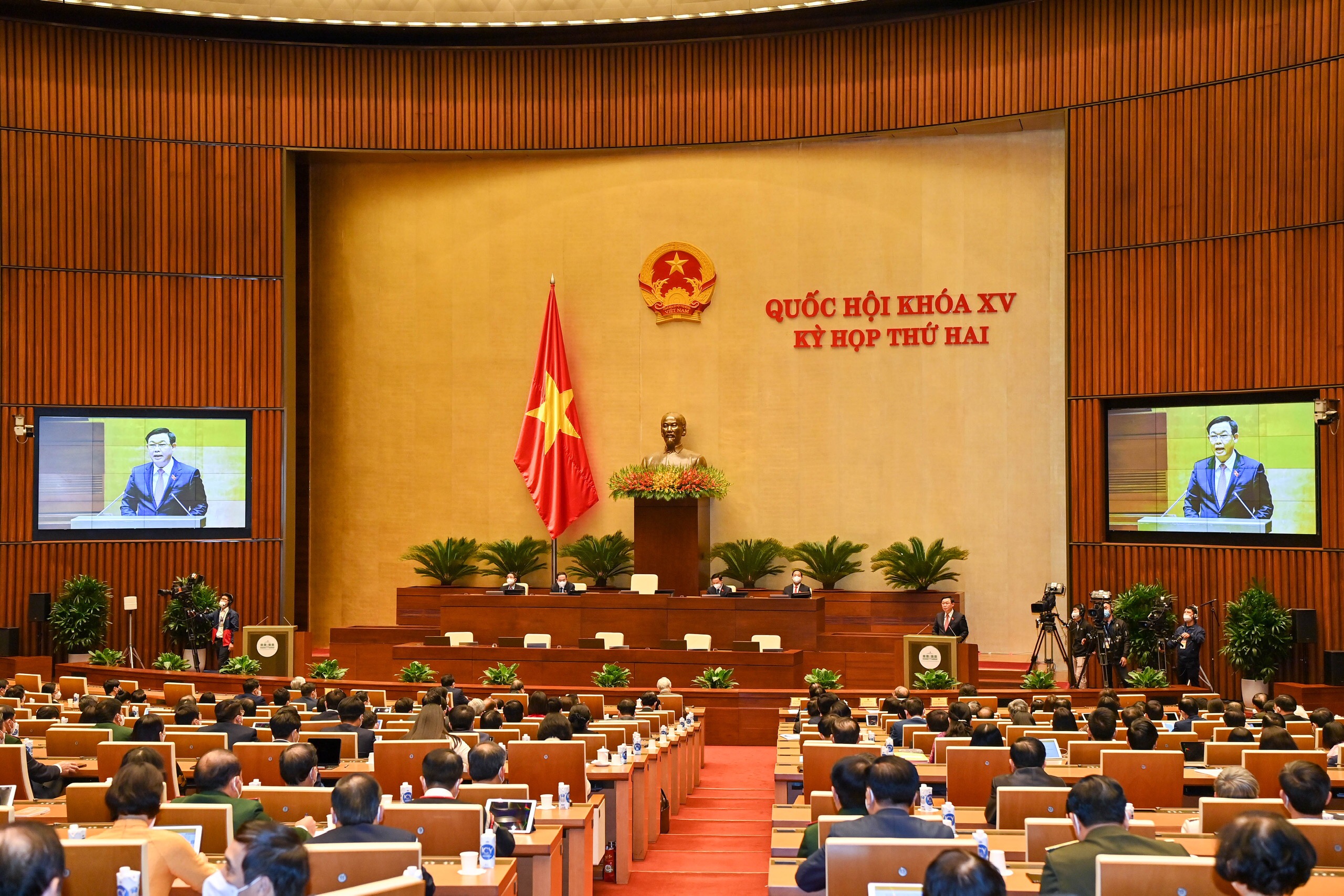 Quang cảnh kỳ họp thứ 2 Quốc hội khóa XV.