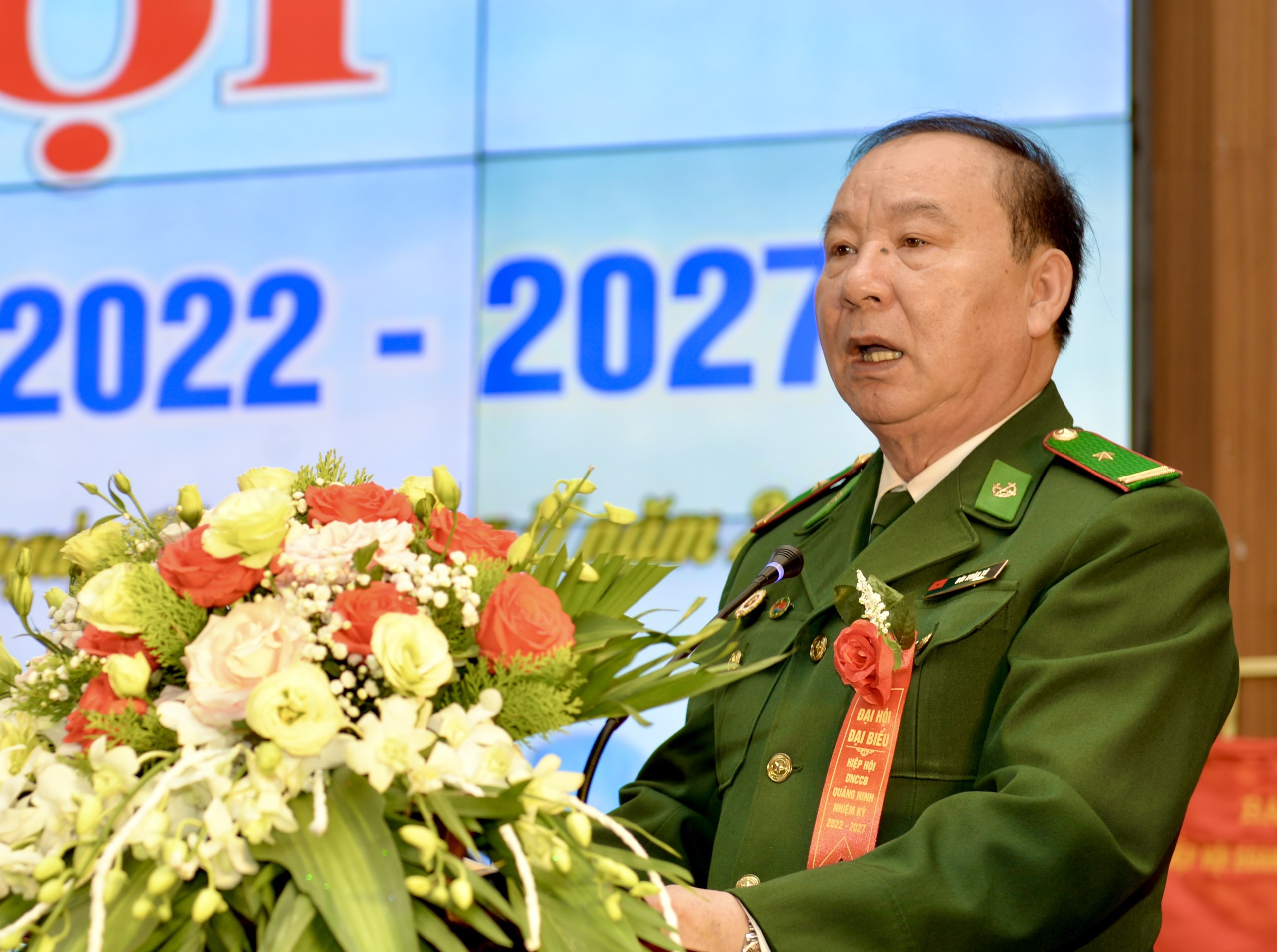 Ông Bùi Xuân Tờ, Tổng Giám đốc Công ty Cổ phần Tập đoàn kinh tế Hạ Long tái đắc cử  Chủ tịch Hiệp hội Doanh nghiệp Cựu chiến binh tỉnh Quảng Ninh khóa III, nhiệm kỳ 2022 - 2027.